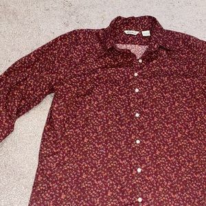 Eddie Bauer floral button up